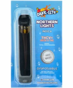 Alternative view of Dank Lite Delta 8 & THCV Vape Pen Northern Lights 1g
