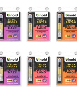 Alternative view of BINOID THCV + DELTA 8 VAPE CARTRIDGES - BUNDLE