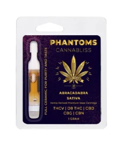 Phantoms Cannabliss – THCV / DELTA 8 / CBD / CBG / CBN Vape Cartridge 1 GRAM – ABRACADBRA