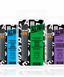 Alibi Delta-8 THC Vape Pens 3 Pack Bundle