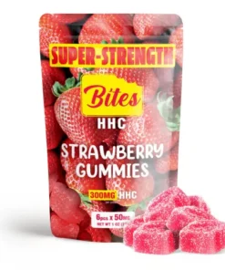 Bites HHC Gummies - Strawberry - 300MG