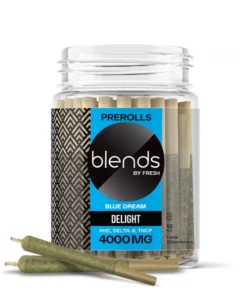 Blue Dream Pre-Roll - HHC, D8, THCP Blend - Fresh - 4000mg