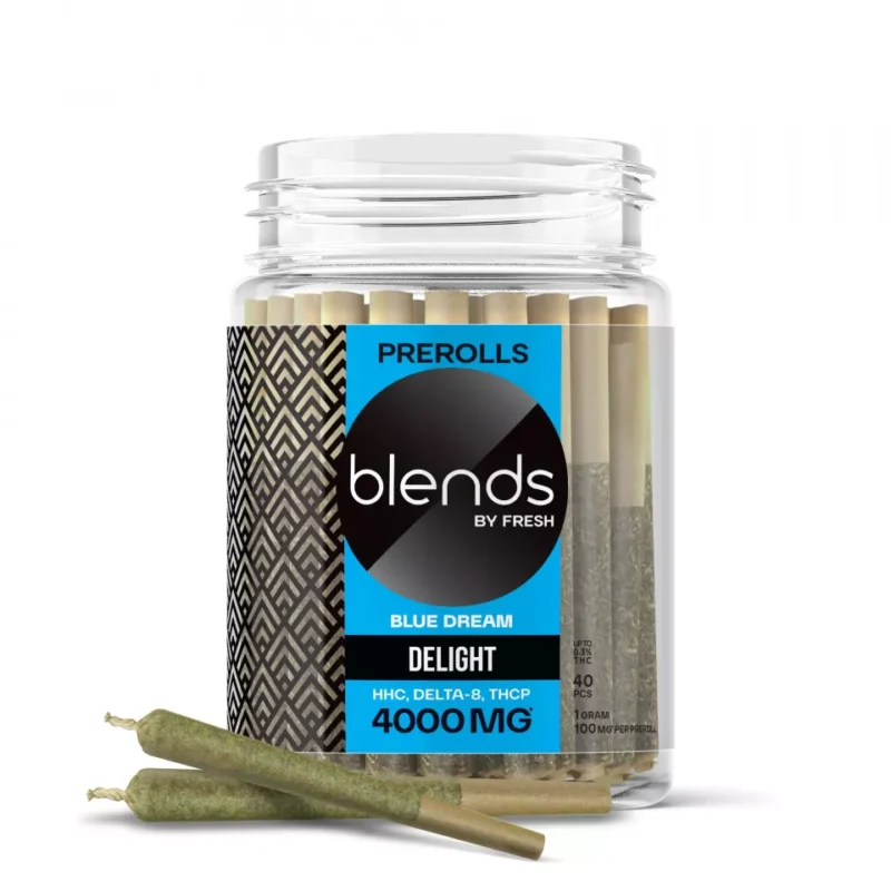 Blue Dream Pre-Roll - HHC, D8, THCP Blend - Fresh - 4000mg