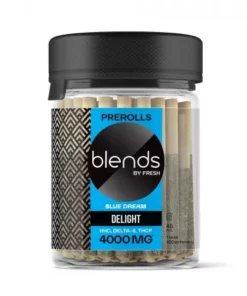 Alternative view of Blue Dream Pre-Roll - HHC, D8, THCP Blend - Fresh - 4000mg