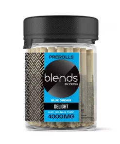 Alternative view of Blue Dream Pre-Roll - HHC, D8, THCP Blend - Fresh - 4000mg