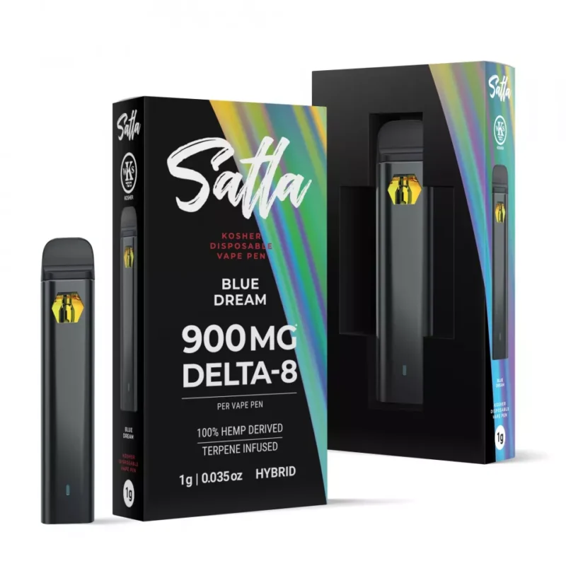 Blue Dream Vape Pen - Delta 8 - Disposable - Satla - 900mg