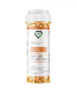 Alternative view of CBD, CBG Blend Capsules - Diamond CBD - 1000mg