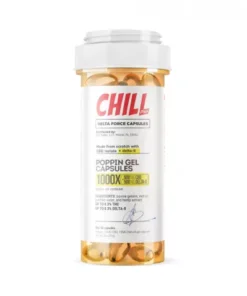 Alternative view of Chill Plus CBD Delta-8 THC Poppin Gel Capsules - 1000X