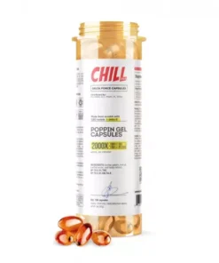 Chill Plus CBD Delta-8 THC Poppin Gel Capsules - 2000X