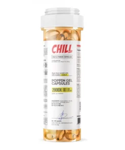 Alternative view of Chill Plus CBD Delta-8 THC Poppin Gel Capsules - 2000X