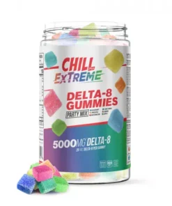 Chill Plus Extreme Delta-8 Gummies Party Mix - 5000X