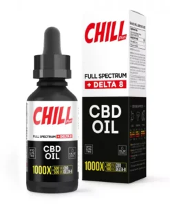Alternative view of Chill Plus Full Spectrum Delta-8 CBD Oil - 1000X