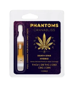 Phantoms Cannabliss – THCV / DELTA 8 / CBD / CBG / CBN Vape Cartridge 1 GRAM – DEATH STAR