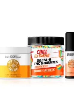 Delta 8 + CBD Pain Relief 3 Pack Bundle