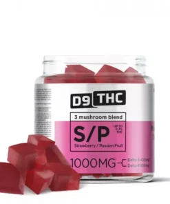 Delta 9 Mushroom Blend - Strawberry & Passion Fruit - 1000MG