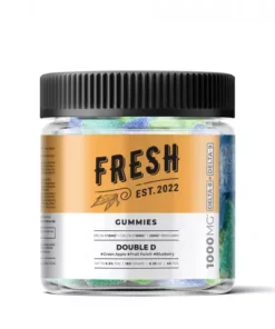 Alternative view of Double D Gummies - Delta 8 - Fresh - 1000mg