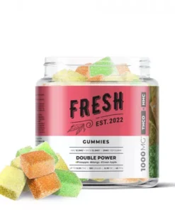 Double Power Gummies - THCO - Fresh - 1000mg