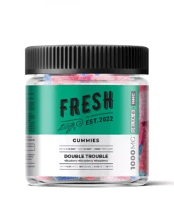 Alternative view of Double Trouble Gummies - Delta 8 - Fresh - 1000mg