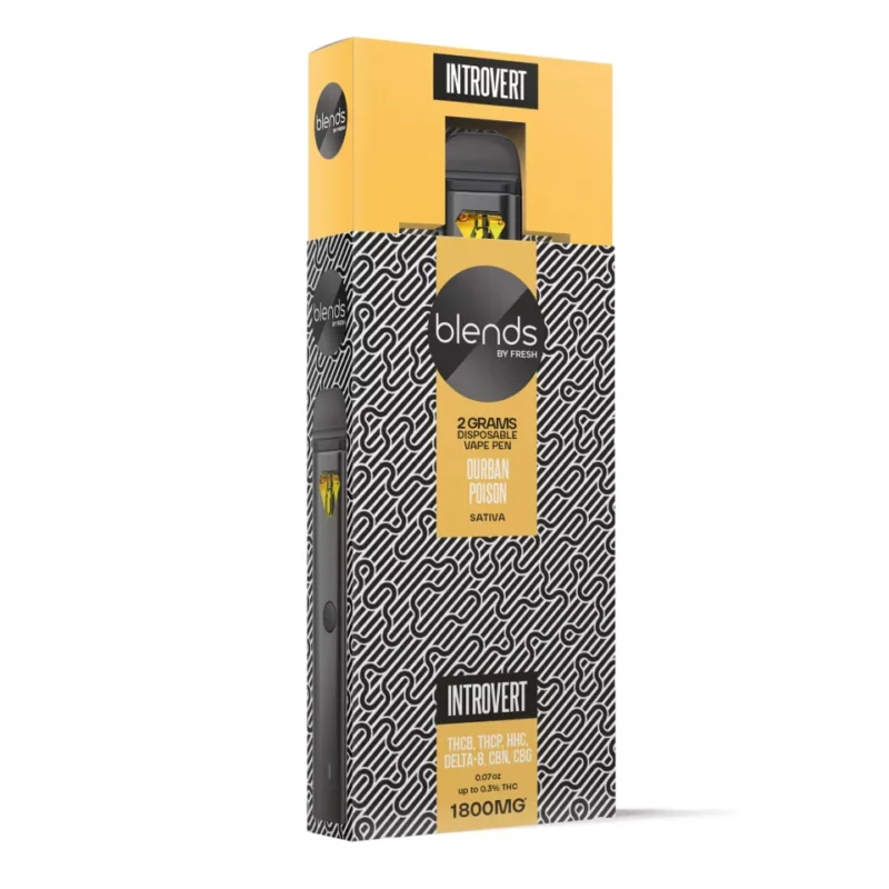Durban Poison Vape Pen - THCB - Disposable - Fresh - 1800mg
