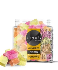 Euphoria Gummies - D8, HHC, D9 Blend - Fresh - 1000mg