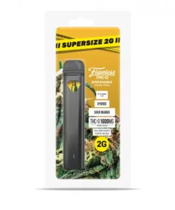 Alternative view of Flawless THC-O Disposable Vape Pen - Sour Mango - 1600MG