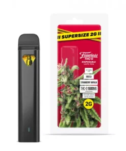 Flawless THC-O Disposable Vape Pen - Strawberry Napalm - 1600MG