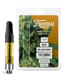 Flawless THC-O Vape Cartridge - Girl Scout Cookie - 900MG