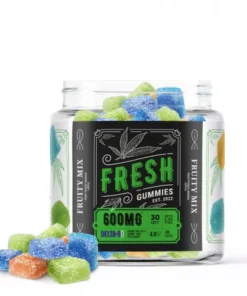 Fresh Delta-9 THC Gummies - Fruity Mix - 600MG