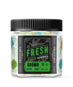 Alternative view of Fresh Delta-9 THC Gummies - Fruity Mix - 600MG