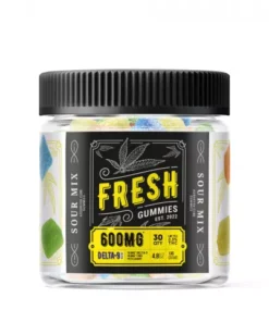 Alternative view of Fresh Delta-9 THC Gummies - Sour Mix - 600MG