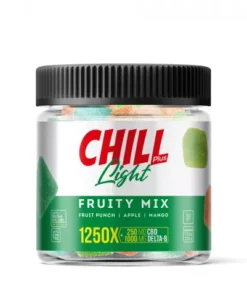 Alternative view of Fruity Mix Gummies - Delta 8 - Chill Plus Light - 1250mg