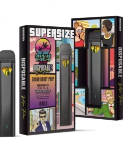 Grand Daddy Purp Delta 8 THC Vape Pen - Disposable - Miami High - 1800MG