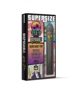 Alternative view of Grand Daddy Purp Delta 8 THC Vape Pen - Disposable - Miami High - 1800MG