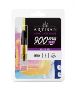 Alternative view of Grape Ape Cartridge - HHC THC - Artisan - 900mg