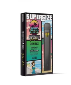 Alternative view of Green Crack Delta 8 THC Vape Pen - Disposable - Miami High - 1800MG