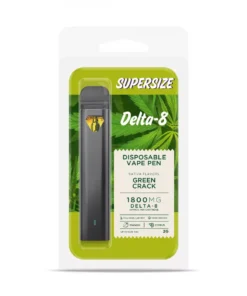 Green Crack Vape Pen - Delta 8 - Disposable - Buzz - 1800mg