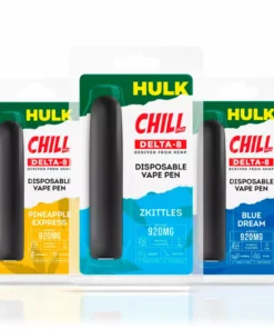 Hulk Delta-8 THC Vape Pens 3 Pack Bundle