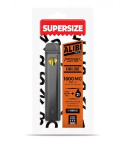 Alternative view of King Louie Vape - THC O - Disposable - Alibi -1600mg
