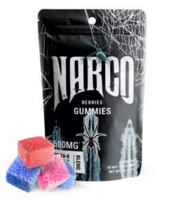 Narco Berries Gummies - Delta 9, Delta 8, Delta 10 Blend - Pure Blanco - 600MG