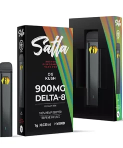 OG Kush Vape Pen - Delta 8 - Disposable - Satla - 900mg