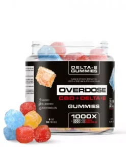Overdose CBD & Delta-8 THC Gummies - 3 Pack Bundle - 3000X