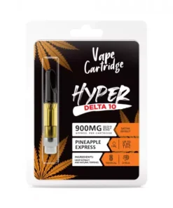 Alternative view of Pineapple Express Cartridge - Delta 10 THC - Hyper - 900mg (1ml)