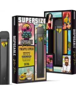 Pineapple Express Delta 8 THC Vape Pen - Disposable - Miami High - 1800MG