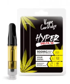 Sour Diesel Cartridge - Delta 10 THC - Hyper 900mg (1ml)