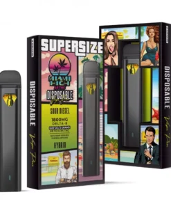 Sour Diesel Delta 8 THC Vape Pen - Disposable - Miami High - 1800MG