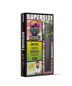 Alternative view of Sour Diesel Delta 8 THC Vape Pen - Disposable - Miami High - 1800MG