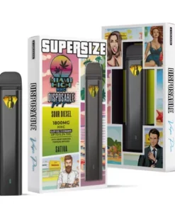 Sour Diesel HHC Vape Pen - Disposable - Miami High - 1800MG