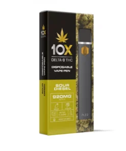 Alternative view of Sour Diesel Vape - Delta 8 THC - Disposable - 10X - 920mg