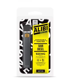 Alternative view of Sour Diesel Vape Delta 8 THC - Disposable - Alibi - 920mg