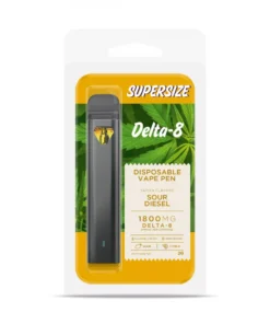 Alternative view of Sour Diesel Vape Pen - Delta 8 - Disposable - Buzz - 1800mg